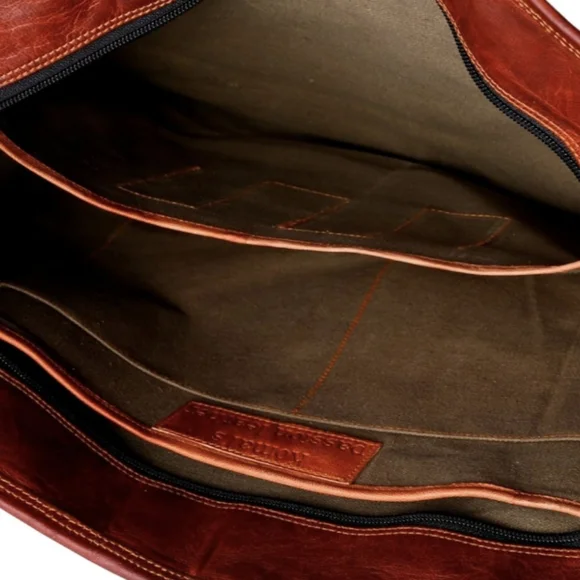 Beautiful leather work bag - Picture 3 of 6